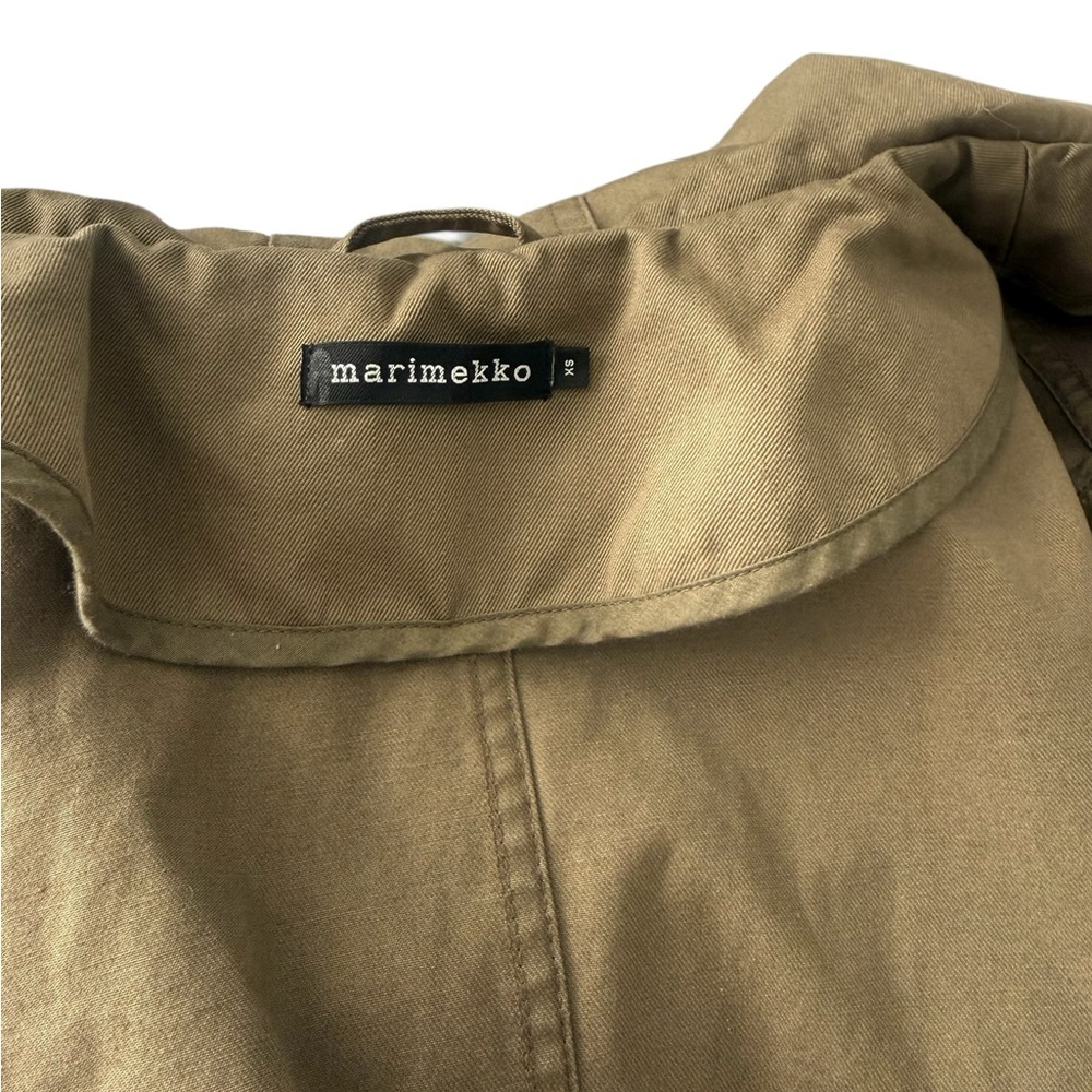 Marimekko Stella Olive Utility Parka Jacket with Hood (Runs Big) - Picture 11 of 13